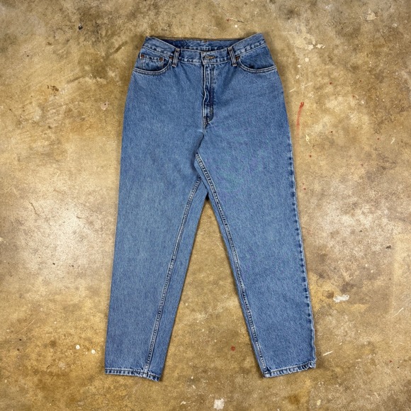 Vintage Levi's 550 Women's Jeans Size 12M Medium Wash Relaxed Fit Tapered Leg 00 - Picture 2 of 12